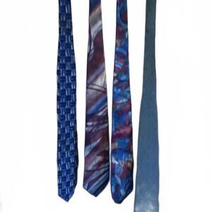 Men's Designer Vintage Neckties  (4) Abstract & Geometric Patterns